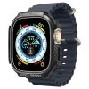 Spigen Rugged Armor – Apple Watch Ultra tok, 49 mm fekete