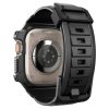 Spigen Rugged Armor Pro Case – Szíj tokkal Apple Watch Ultra 49 mm-es (fekete)