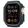 Spigen robusztus páncéltok Apple Watch Ultra 1/2 49 mm-es Abyss Greenhez