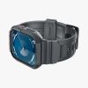 Spigen Rugged Armor Pro - okosróraszíj és tok Apple Watch 4/5/6/7/8/9/SE 44/45 mm (Dark Grey)