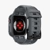 Spigen Rugged Armor Pro - okosróraszíj és tok Apple Watch 4/5/6/7/8/9/SE 44/45 mm (Dark Grey)