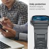 Spigen Rugged Armor Pro - okosróraszíj és tok Apple Watch 4/5/6/7/8/9/SE 44/45 mm (Dark Grey)