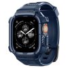 Spigen Rugged Armor Pro - okosróraszíj és tok Apple Watch Ultra 49 mm kék