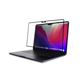   Moshi iVisor AG – matt képernyővédő fólia MacBook Air 13,6" M2 (2022) számítógéphez (fekete/átlátszó/matt)