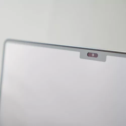 Moshi iVisor XT - Képernyővédő fólia MacBook Air 13,6" M2 (2022) számítógéphez (fekete keret)