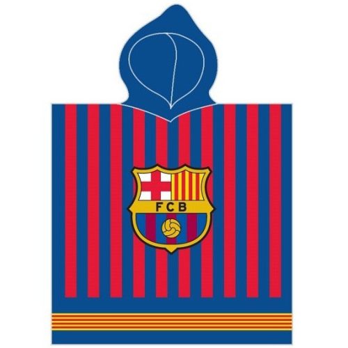 FC Barcelona poncsó törölköző kapucnival 60 x 120 cm 60x120 cm