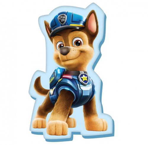 Paw Patrol Chase formájú párna 36 x 42 cm