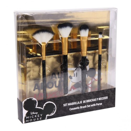 Mickey Mouse ecsetkészlet és kozmetikai táska 24 x 25 x 3.5 cm