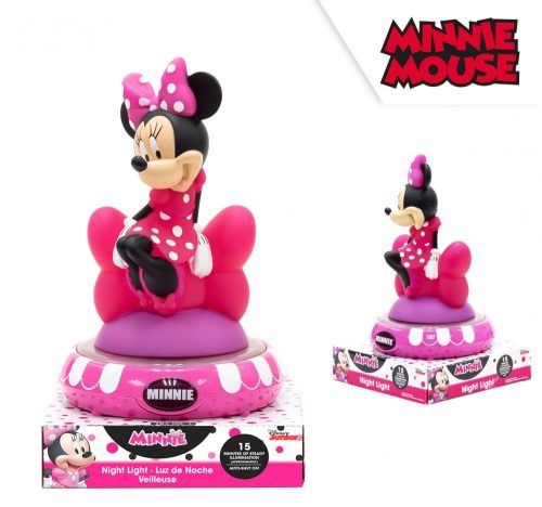 Minnie Mouse 3D LED éjszakai lámpa 15 x 13,5 cm