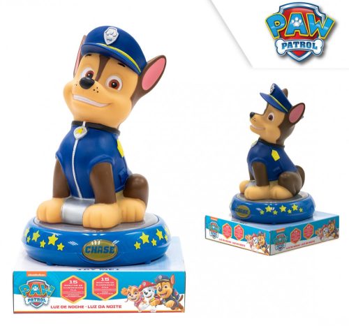 Paw Patrol 3D LED éjszakai lámpa 15 x 13,5 cm