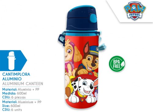 Paw Patrol alumínium flakon 600 ml 600 ml