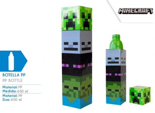 Minecraft üveg 650 ml 650 ml