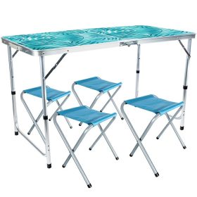 l71a turisztáló asztal + 4 száklet