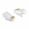 k305 RJ45 csatlakozók. RJ45 moduláris (8P8C) - nyolctűs szabványos,   1000 db.