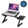 K672G Fém laptopasztal beépített hűtéssel és oldalsó egérpolccal