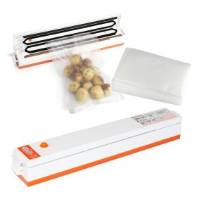   q79b Vákuumzáró készülék, frissentartó vákuumcsomagoló, 85W, 230V, hordozható és 20db zacskó