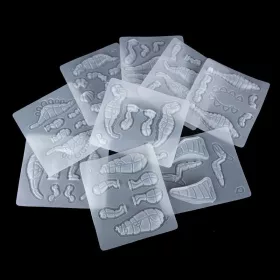   b40s1 9 db dinoszauruszokat ábrázoló 3D nyomtatási sablon készlet