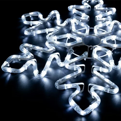 e12c hópehely lámpa led 55cm fehér