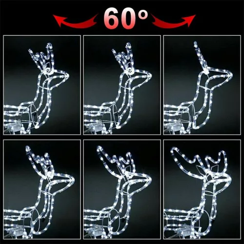 e25a LED lámpa, rénszarvas fehér