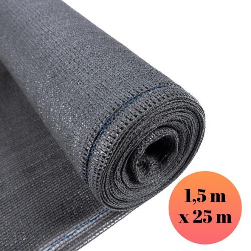 L52C1 Árnyékoló/maszkoló háló 180g/m2 1,5x25m kerítés burkolat, erkély ármyékoló