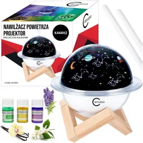   k444h2 párásító Légnedvesítő éjszakai lámpával - csillagprojektor