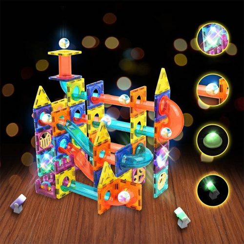 B41C3 Mágneses kockákból álló készlet golyópálya építéséhez