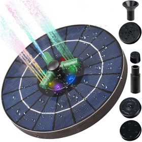   q33b lebegő, megvilágított, napenergiával működő szökőkút