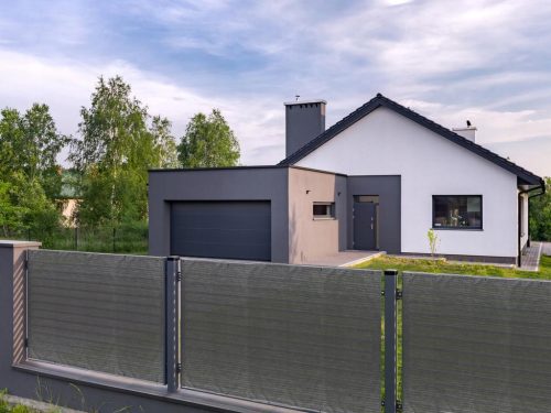 L52D Árnyékoló/maszkoló háló 150g/m2 1 x 7m UV álló, kerítés burkolat, erkély ármyékoló