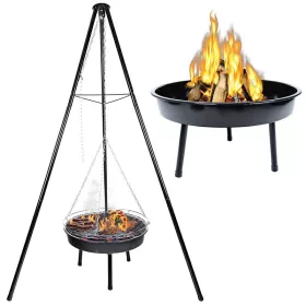  gq8 kerti grill, Függőleges Háromlábú Tűzrakóhely, 150cm