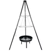 gq8 kerti grill, Függőleges Háromlábú Tűzrakóhely, 150cm