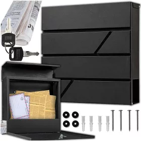 m44-es postaláda levéleknek, újságoknak, antracit csík