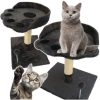 zw2f macska szórakoztató központ, kaparófa 41,5x34,5 cm magasság: 47,5 cm