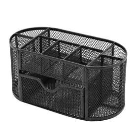   M14a Depozitare metalică cu compartimente. Cu sertar, organizator de birou, 9 compartimente