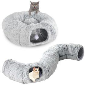 zw8i Plüss macskaalagút vagy macskaágy