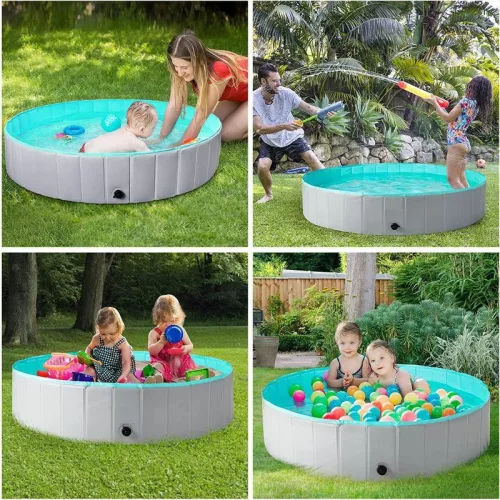 Piscină pliabilă pentru câini L82A1, mărime XXL