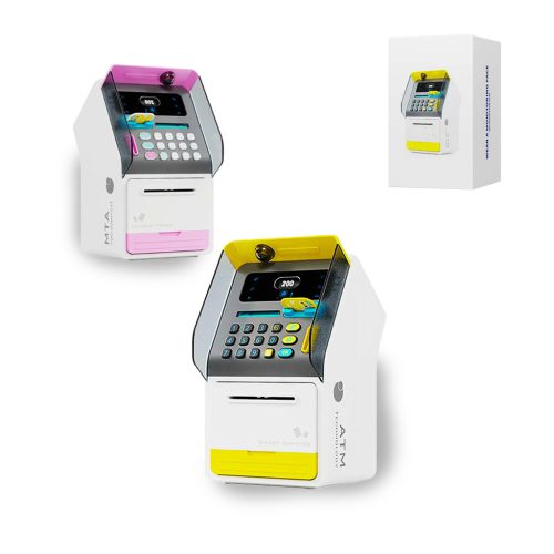 b6d1 játék ATM-es malacpersely, kijelzővel, arcfelismerővel