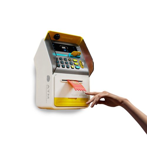 b6d1 játék ATM-es malacpersely, kijelzővel, arcfelismerővel