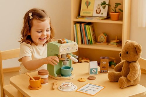 B70A fa kávézó játékkészlet