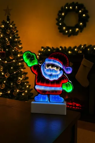 LD11 LED 3D VILÁGÍTÁSÚ MIKULÁS DEKORÁCIÓ