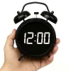 L45G Fekete LED-es ébresztőóra