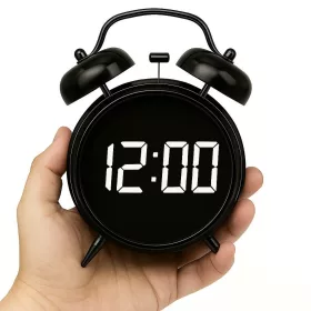 L45G Fekete LED-es ébresztőóra
