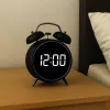 L45G Fekete LED-es ébresztőóra