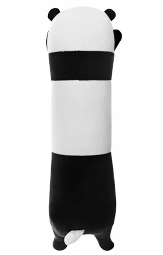 b48v plüss, ölelnivaló, panda alakú párna, 70 cm hosszú