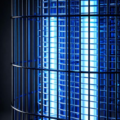 Q31B5 UV rovarirtó lámpa, függőleges, nagy, 20 W