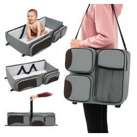   K403G2 3 az 1-ben kismamatáska, pelenkázóasztal és hordozható babaágy