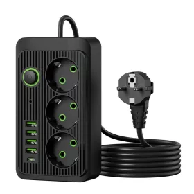 K907I hosszabító 3 aljat, 4 USB, 1 Type-C