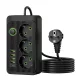 K907I hosszabító 3 aljat, 4 USB, 1 Type-C
