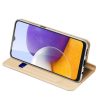 Samsung Galaxy A22 LTE (4G) Dux Ducis Skin Pro elegáns oldalra nyíló műbőr telefontok, arany