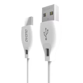   Dudao C típusú USB-töltőkábel 2.1A 2m fehér (L4T 2m fehér)