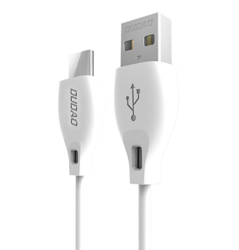 Dudao C típusú USB-töltőkábel 2.1A 2m fehér (L4T 2m fehér)